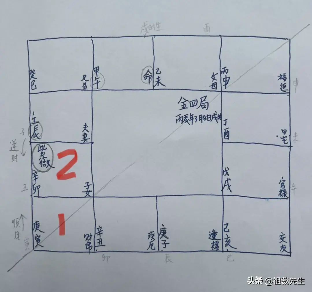 紫微斗数免费排盘，紫微斗数如何学会3分钟手工排出一张盘(图8)