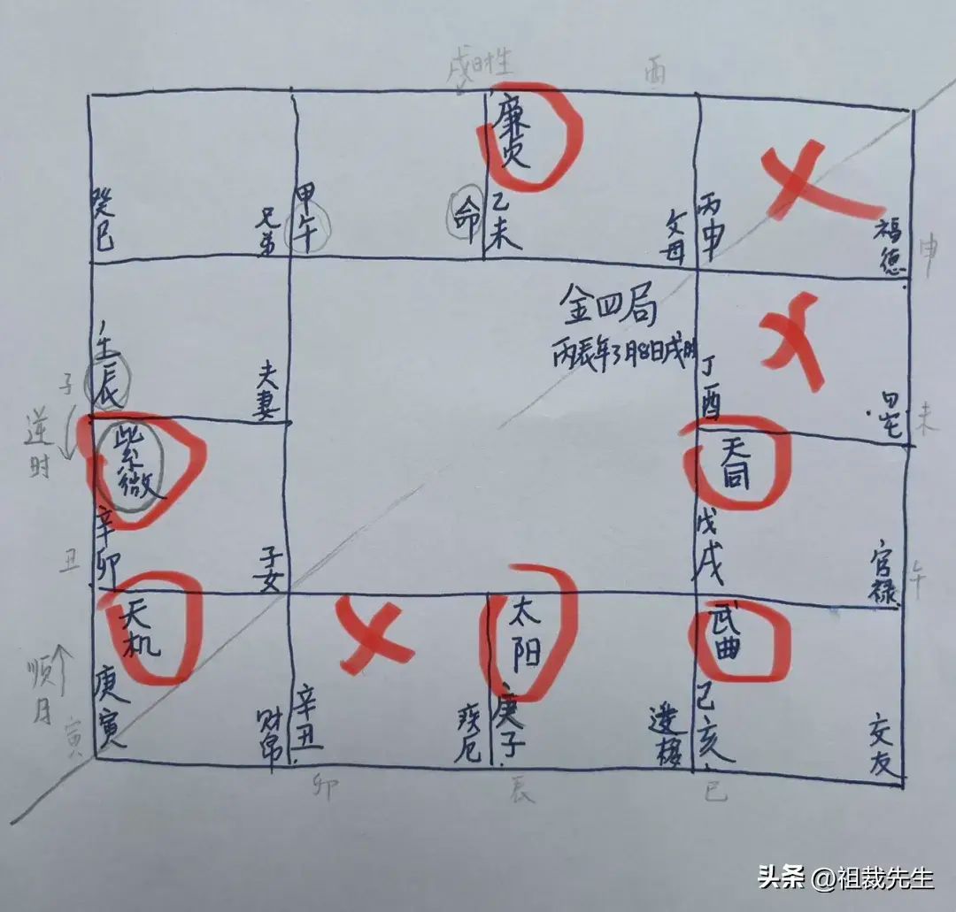 紫微斗数免费排盘，紫微斗数如何学会3分钟手工排出一张盘(图9)