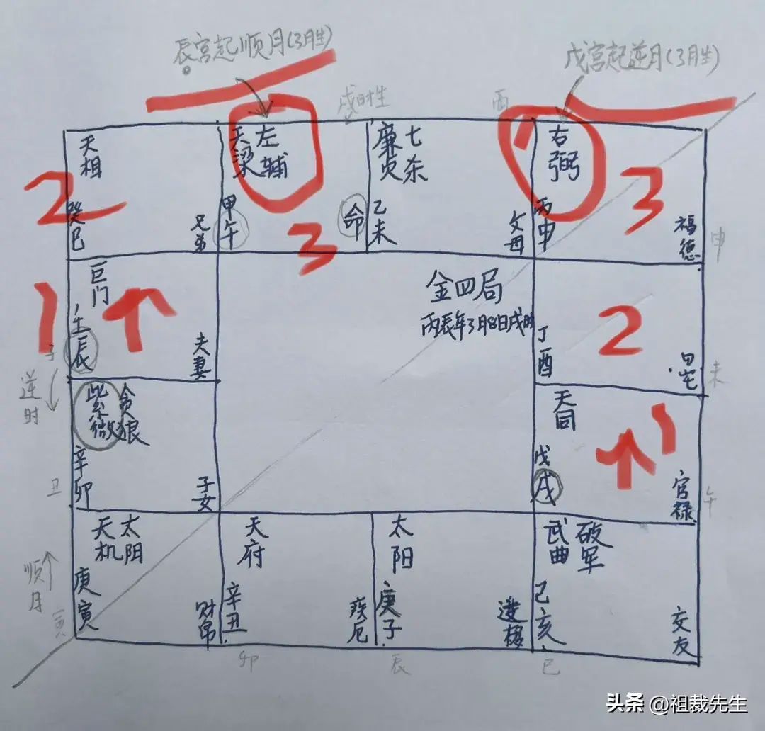 紫微斗数免费排盘，紫微斗数如何学会3分钟手工排出一张盘(图11)