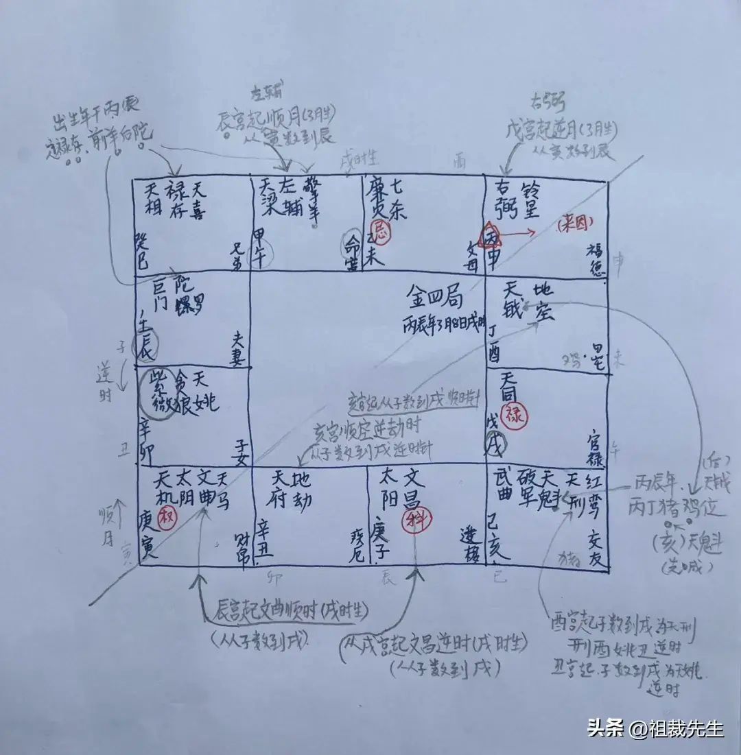 紫微斗数免费排盘，紫微斗数如何学会3分钟手工排出一张盘(图19)