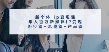 《新个体ip变现课》年入百万新媒体IP变现